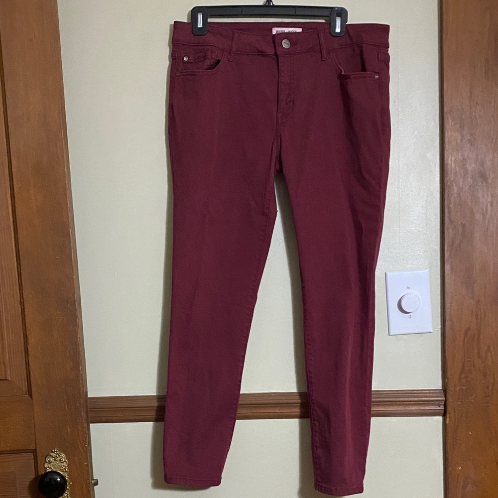 Warp + Weft Deep Red Denim
